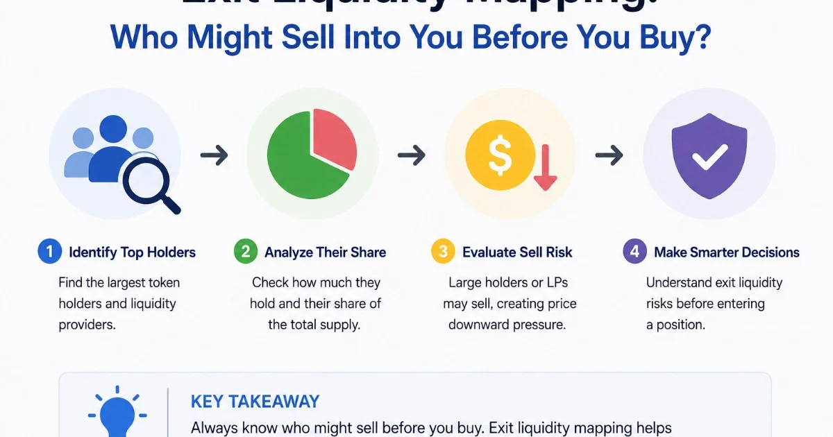 Exit Liquidity Mapping: Who Might Sell Into You Before You Buy?