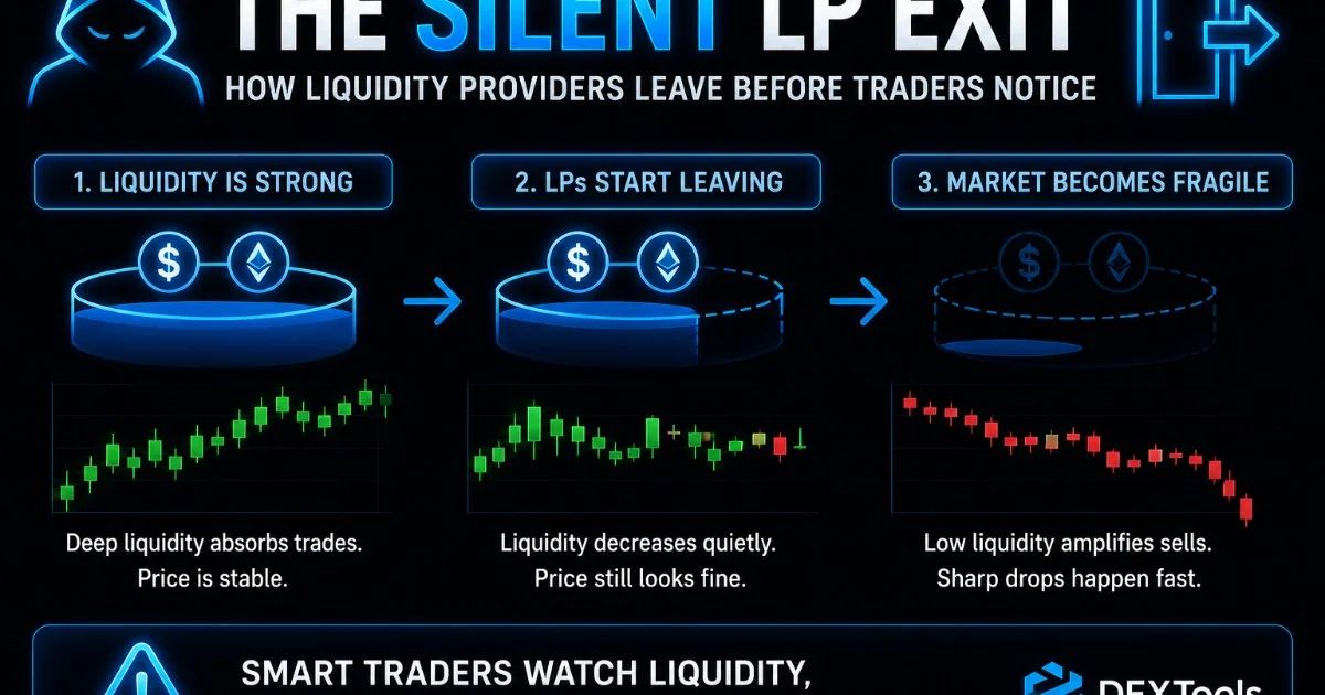 The Silent LP Exit: How Liquidity Providers Leave Before Traders Notice