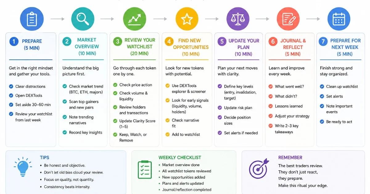DEXTools trading process infographic summary