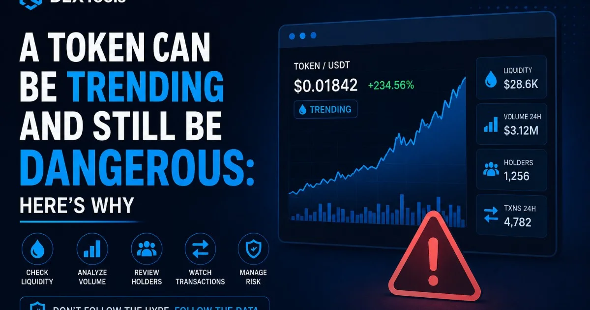 DEXTools trading process infographic summary