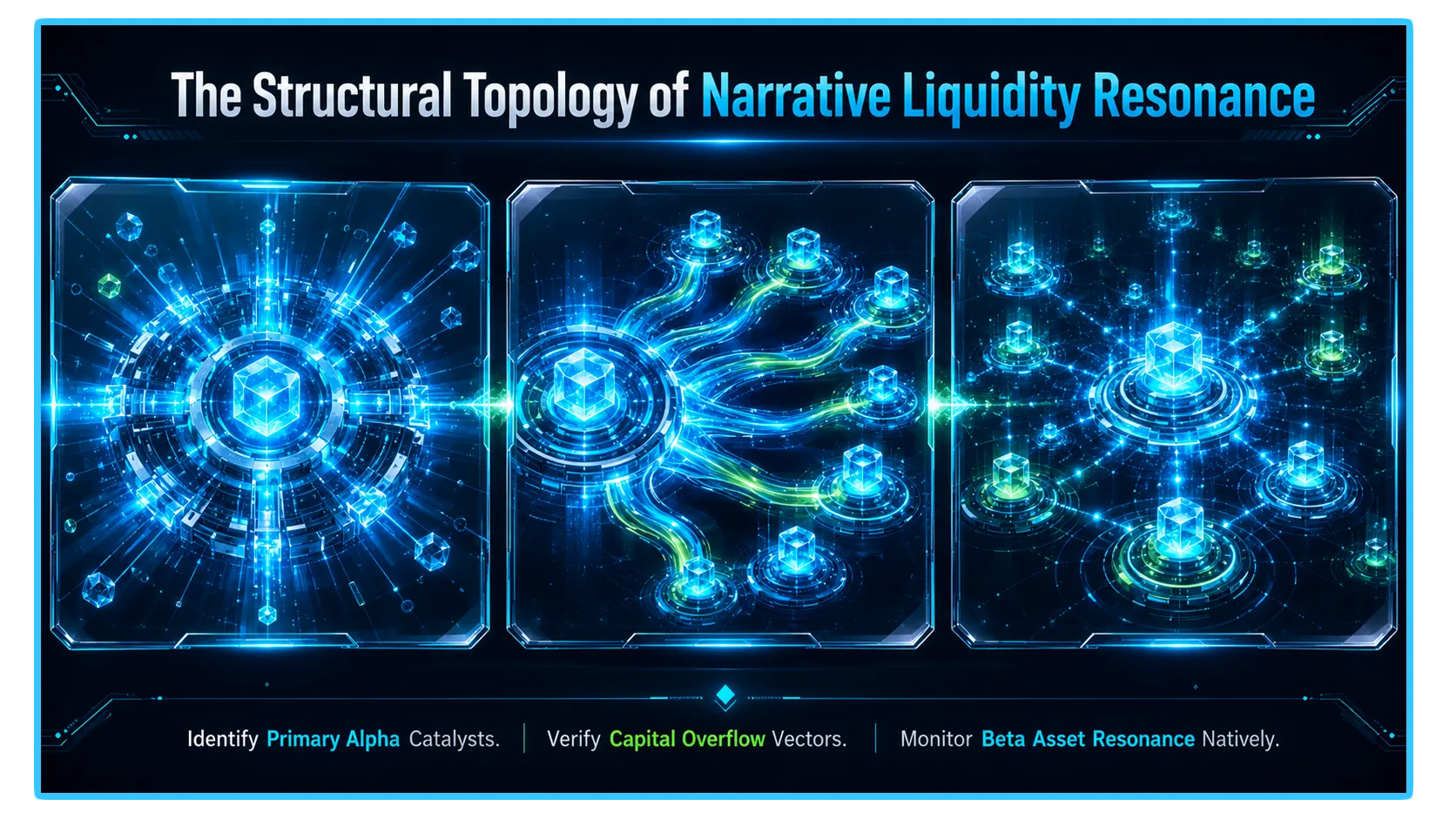 Illustration of sympathy pump concept in crypto trading, highlighting sequential capital flow and market dynamics.
