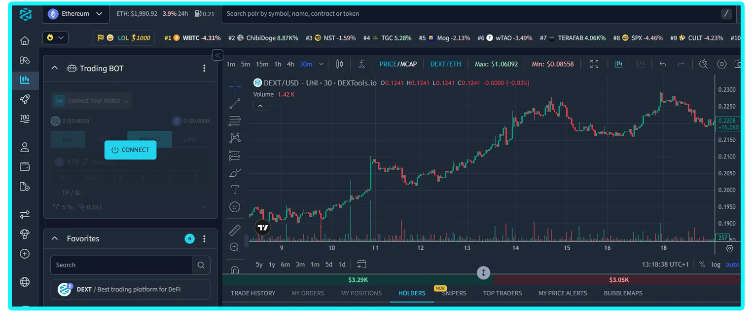 Interfaz de rastreador de wallets para la cadena de Solana mostrando movimientos de smart money y análisis de transacciones.