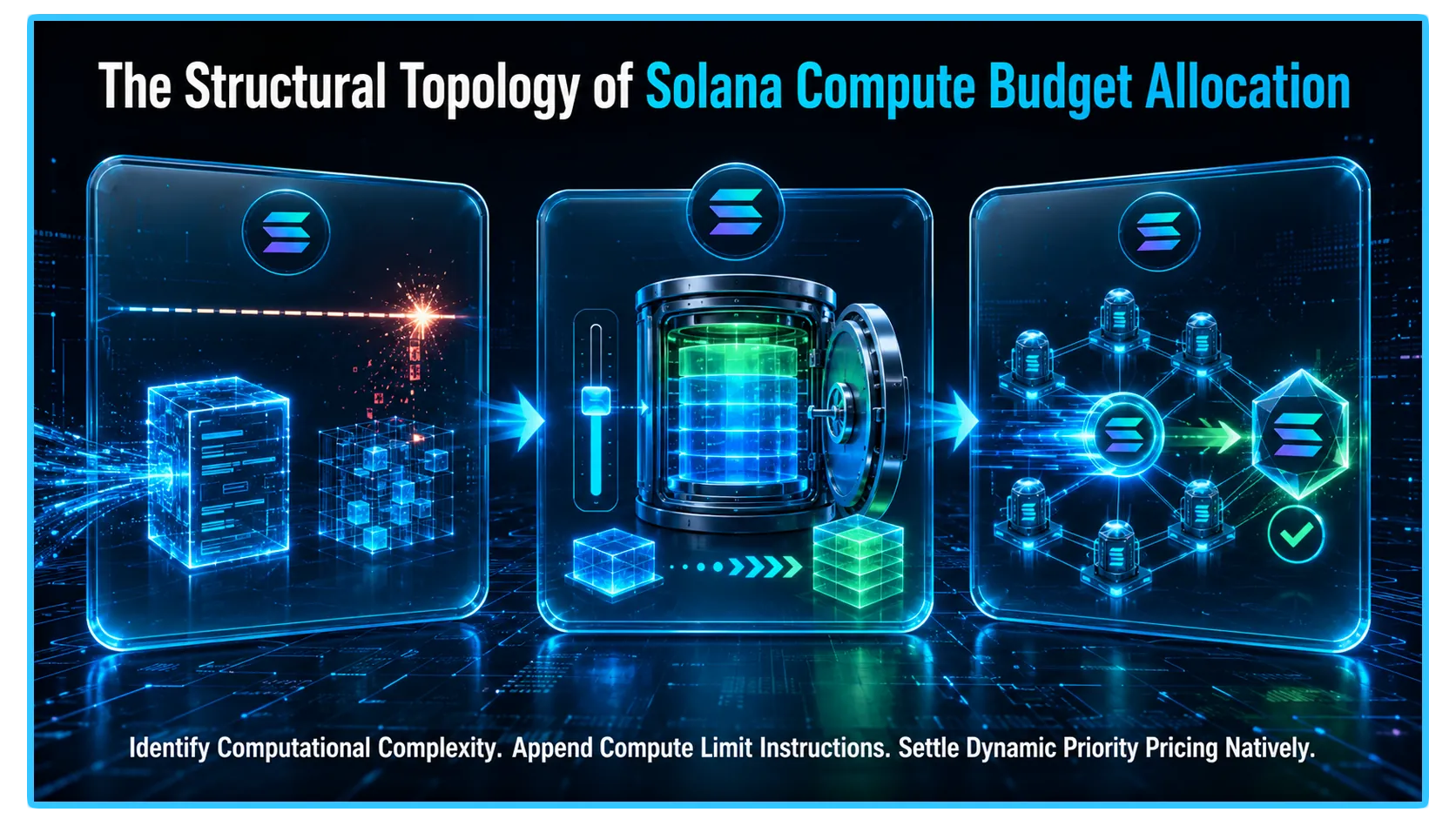 Illustration of Solana network performance issues, highlighting compute unit limits in decentralized finance transactions.