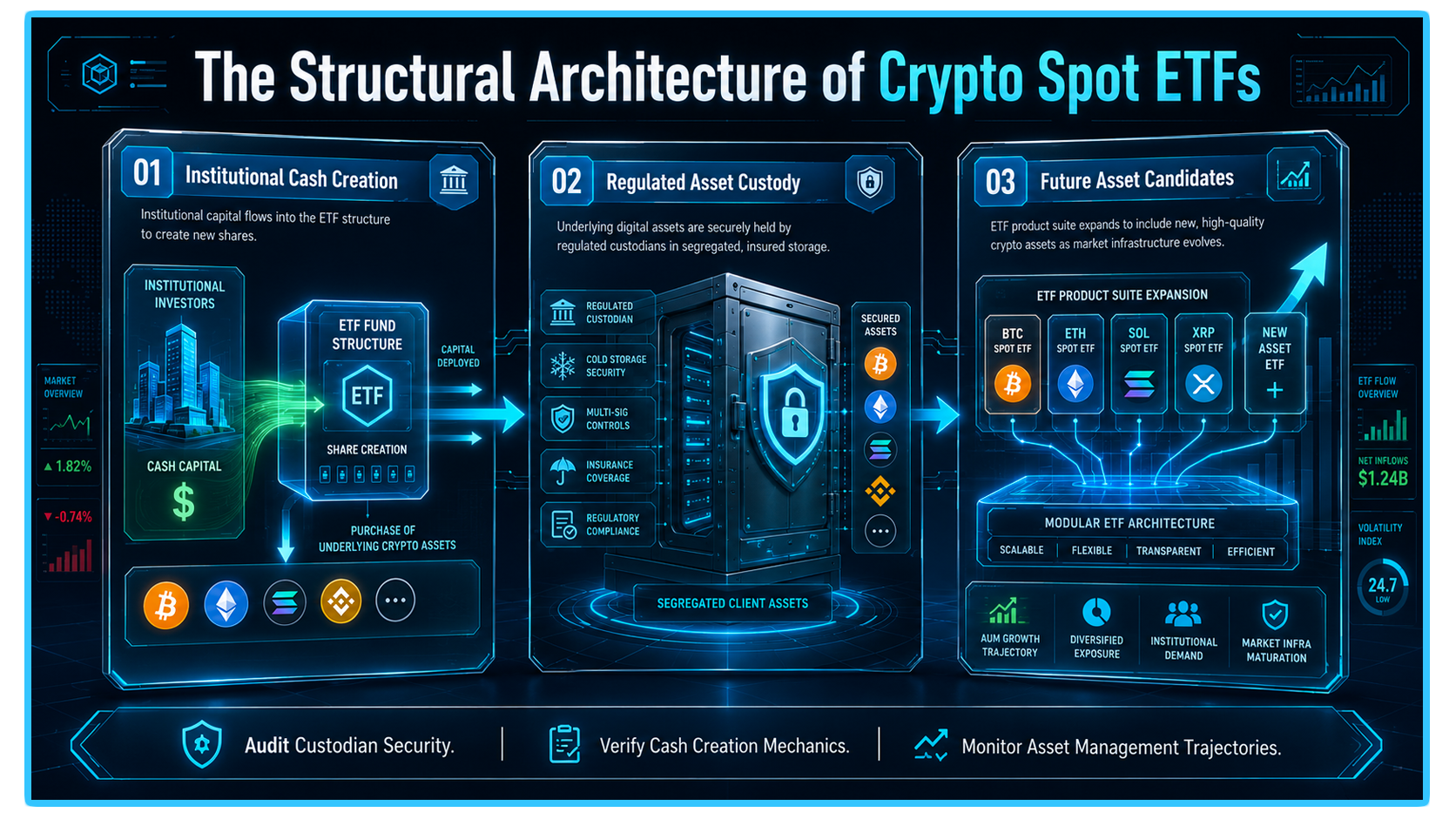Crypto Spot ETFs revolutionizing digital asset investment, enhancing transparency and institutional access to cryptocurrencies.