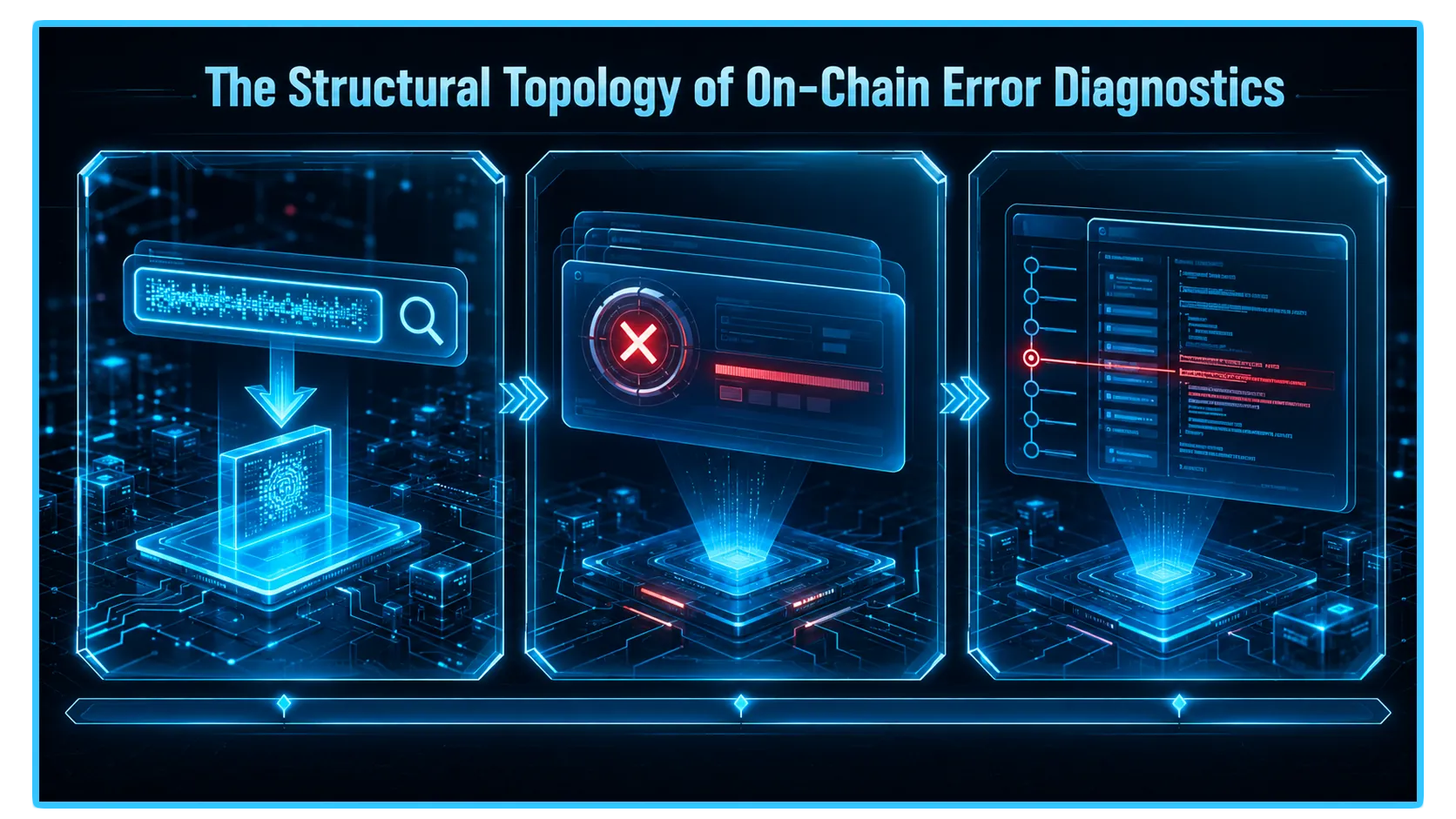 Illustration of Solscan interface showing a failed Solana transaction and error details for analysis.