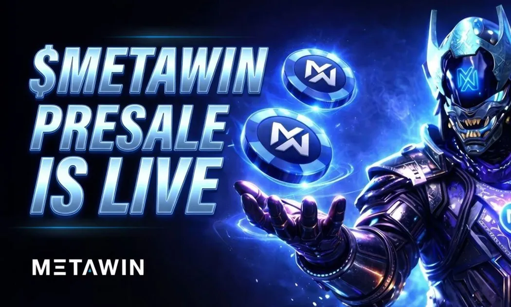 $METAWIN presale announcement with details on token launch and airdrop, highlighting community excitement and engagement.