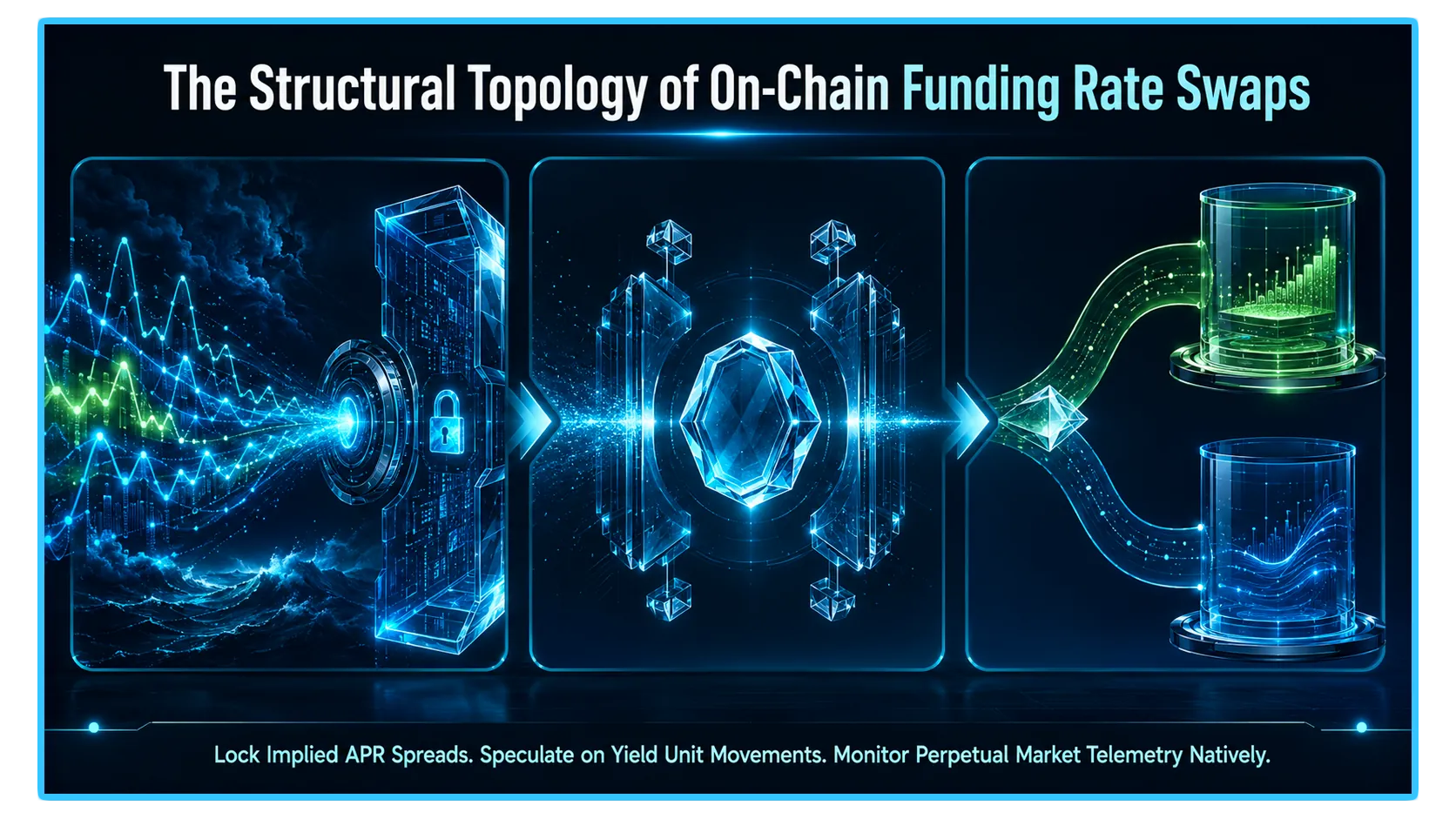 Pendle Boros funding rate futures graphic illustrating decentralized finance concepts and capital allocation models.