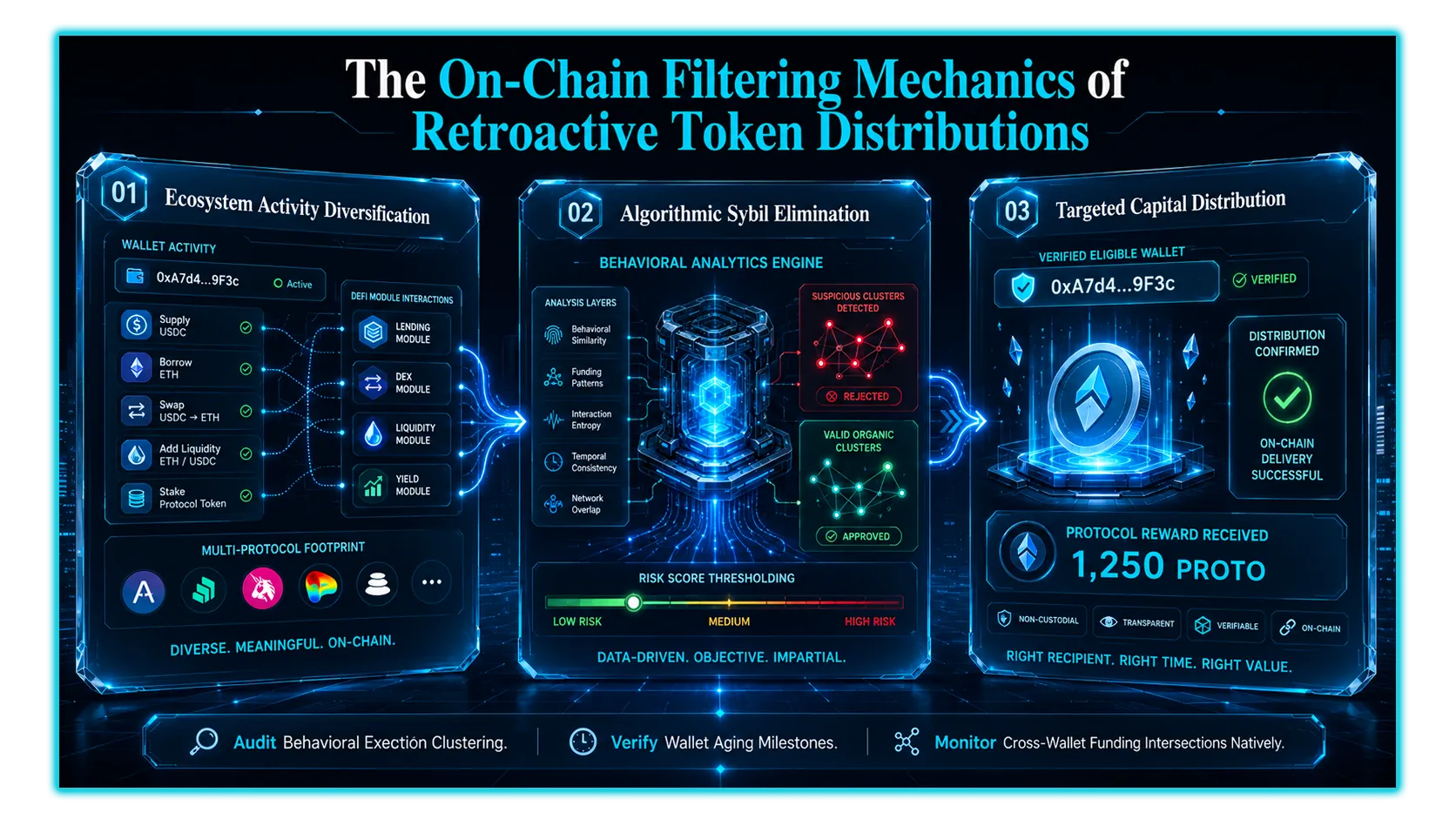 A guide to qualifying for retroactive airdrops in decentralized networks and token distribution evolution.