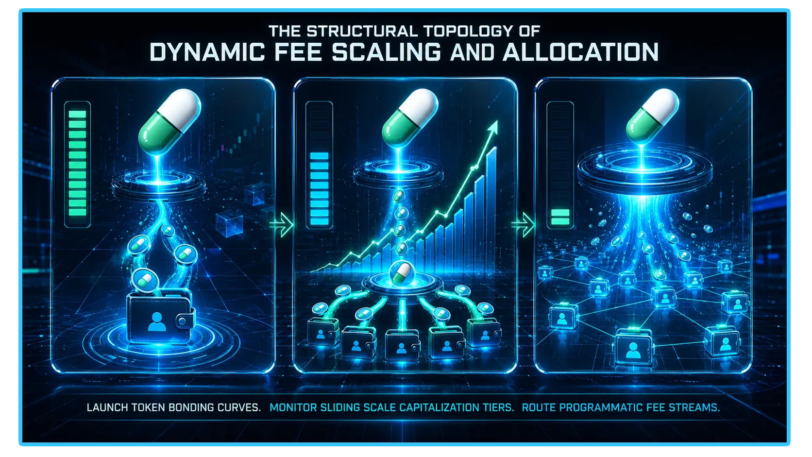 Pump.fun Project Ascend logo with vibrant colors representing the evolution of Solana memecoins and new creator fees.