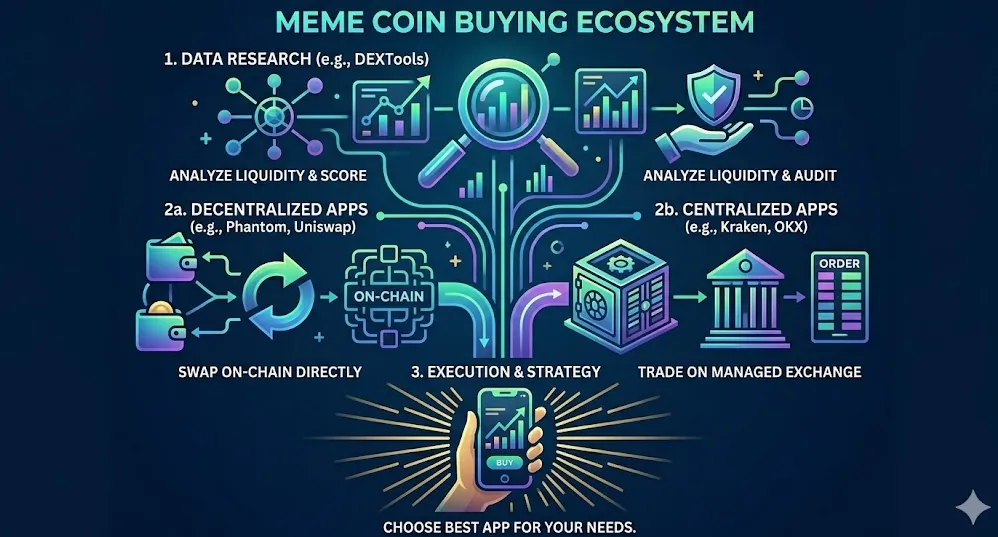 ミームコイン取引アプリ2026:進化する暗号通貨の風景におけるスマート投資家のためのガイド。