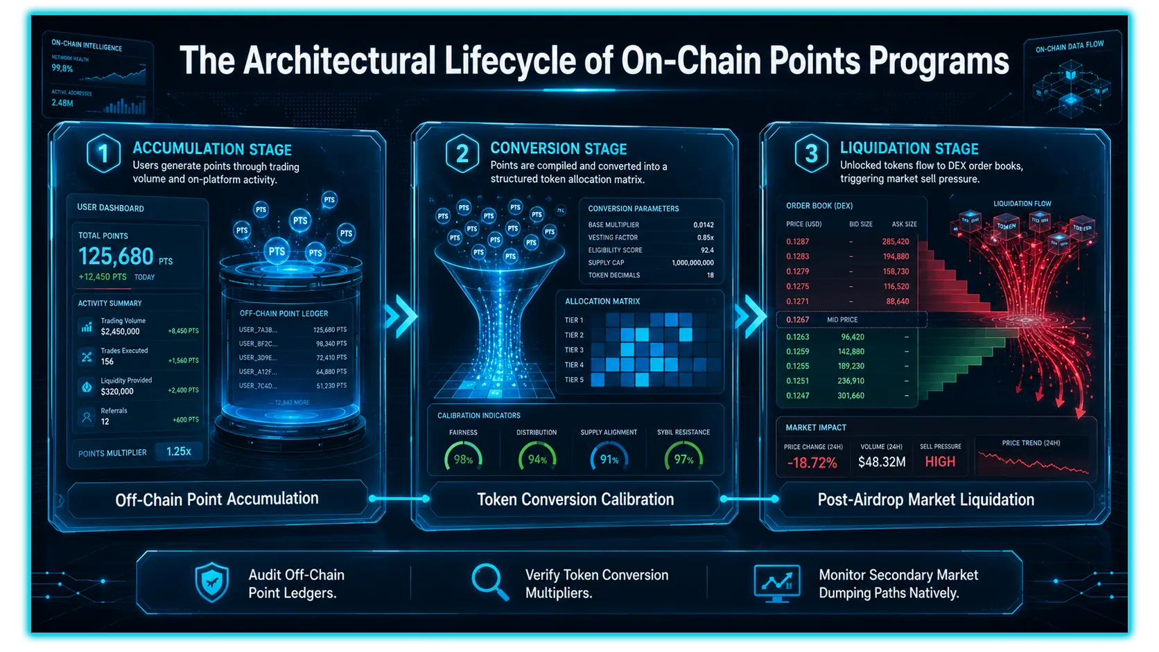 Illustration of Web3 liquidity gamification, highlighting decentralized user acquisition and token launch challenges.