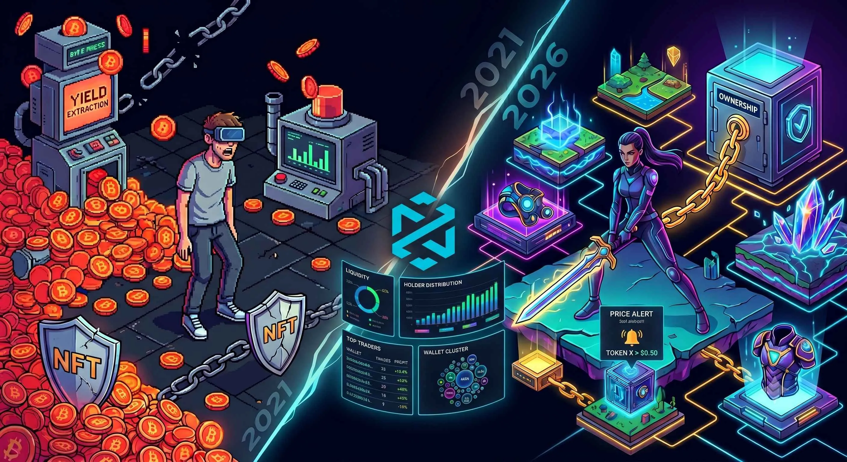 Play-to-Earn vs Play-to-Own: 2021년 이후 GameFi의 진화