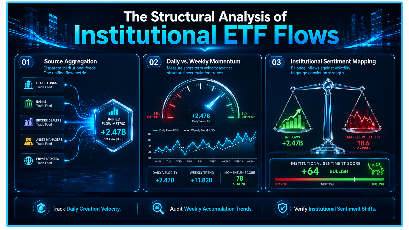 Institutional investors driving ETF flows in the digital asset ecosystem, highlighting macro-scale price discovery trends.