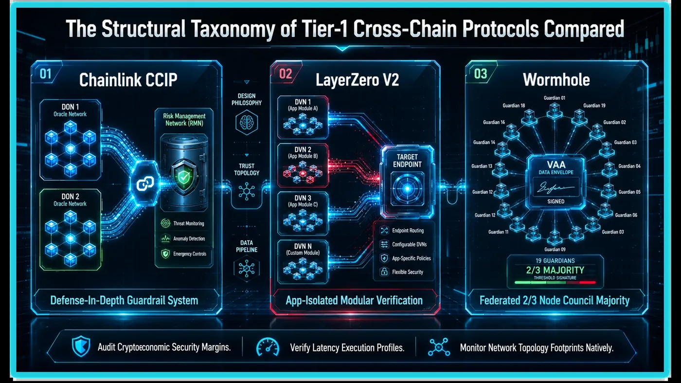 Chainlink CCIP vs. LayerZero vs. Wormhole Comparison