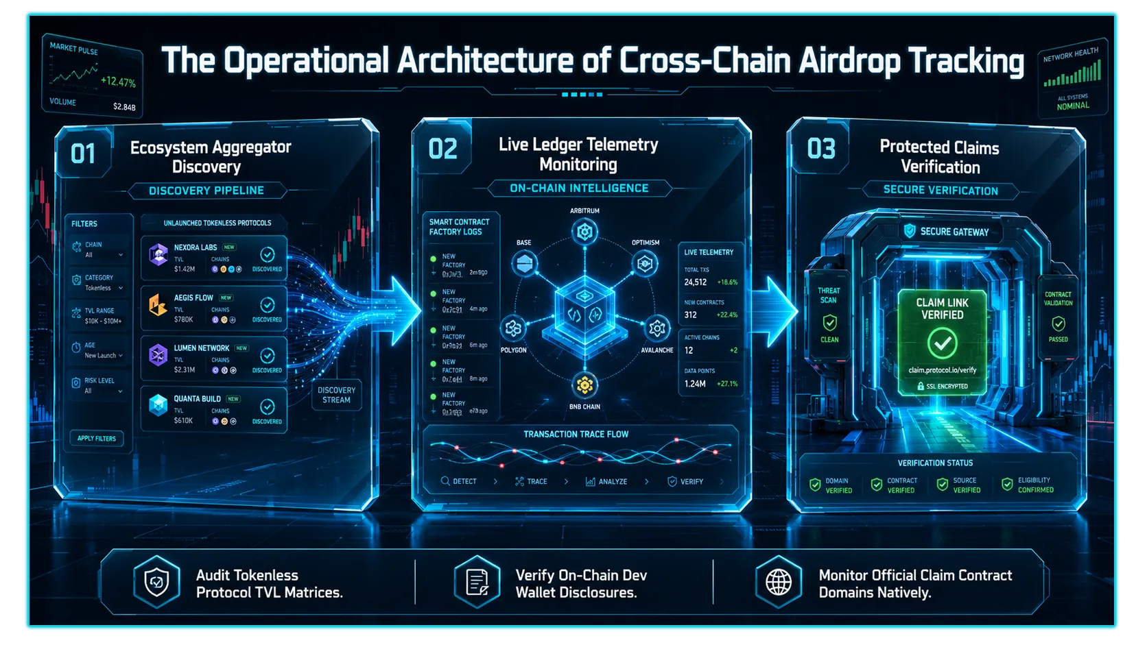 Tools for tracking cryptocurrency airdrops, showcasing data analysis and market insights in digital asset distribution.