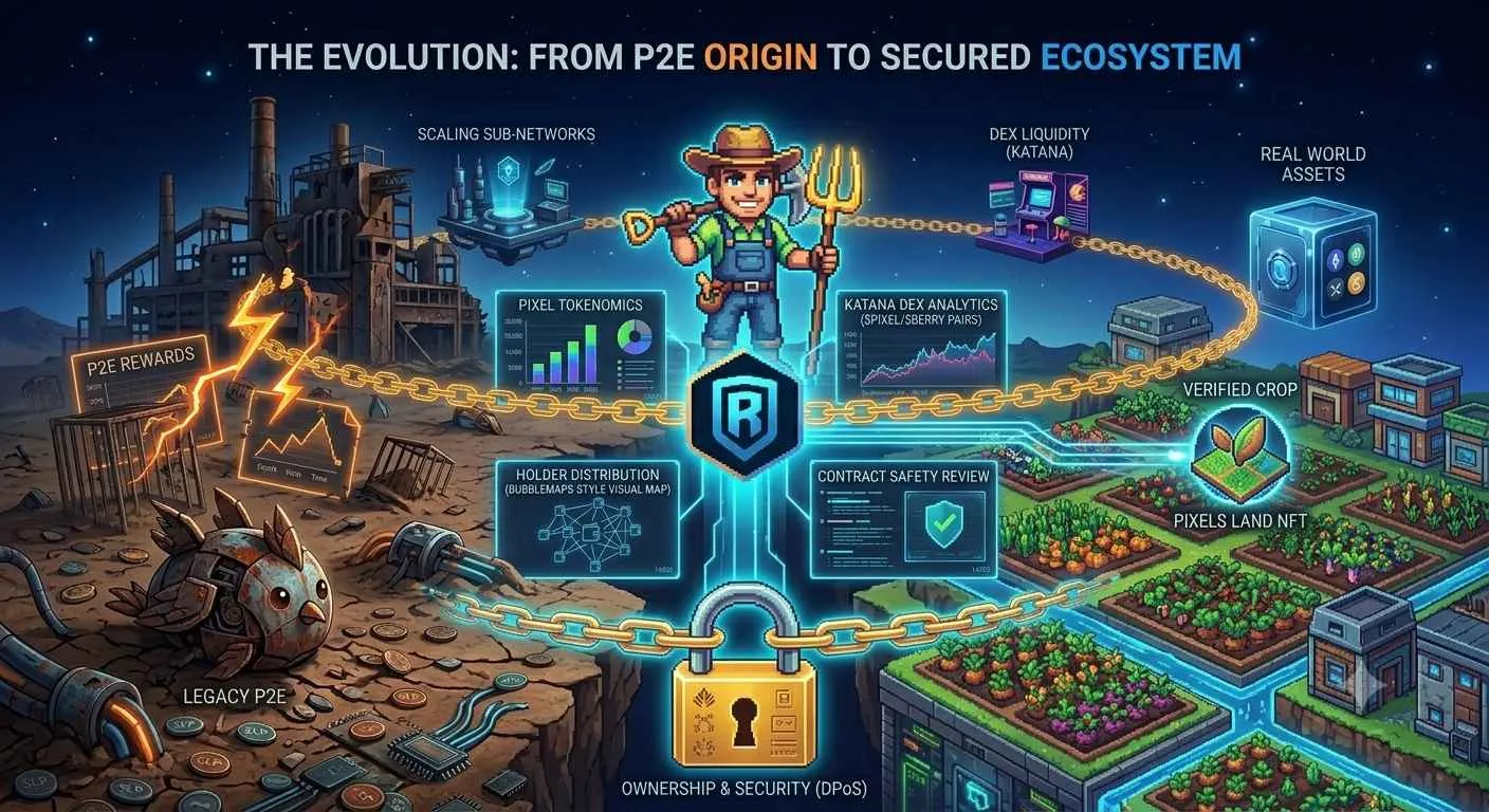 What is Pixels? Farming Game on Ronin Explained