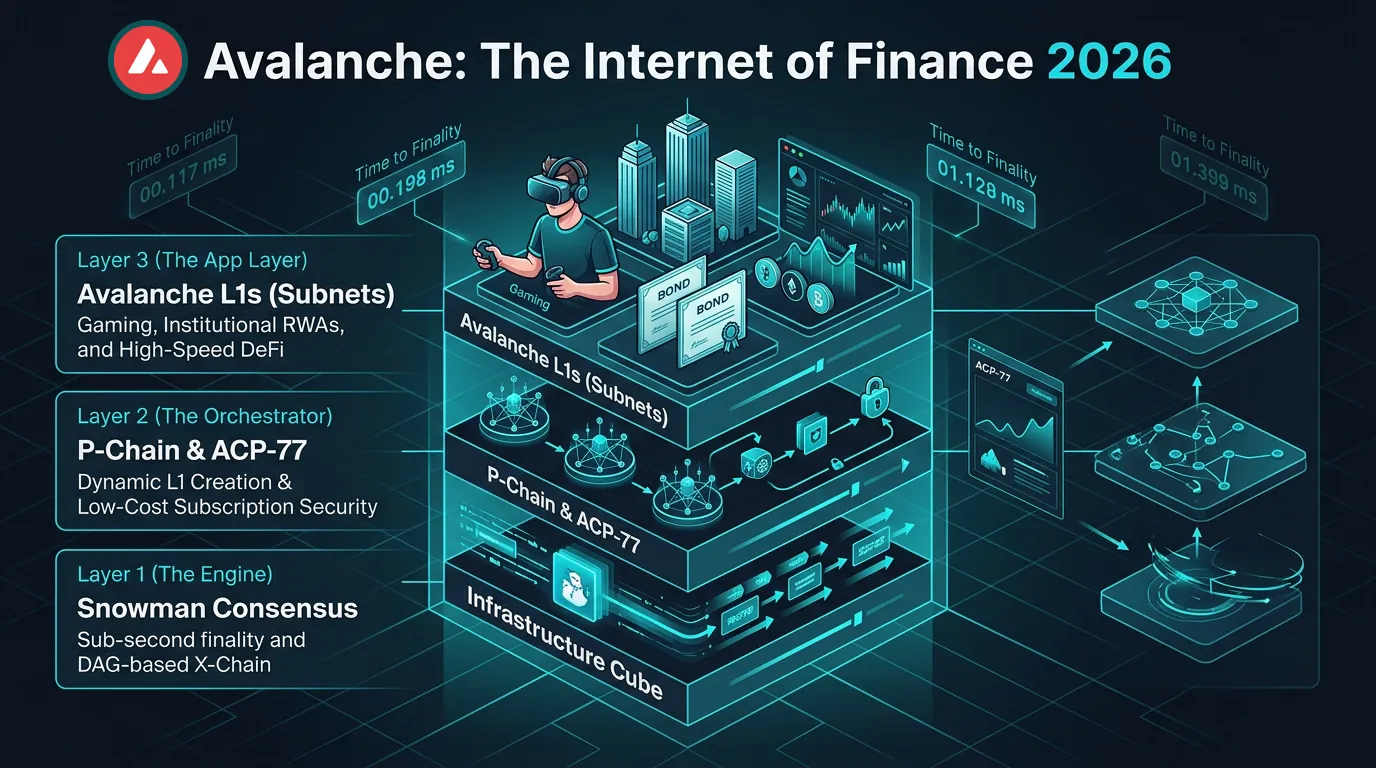 Avalanche (AVAX) 2026: Der Aufstieg der institutionellen L1s