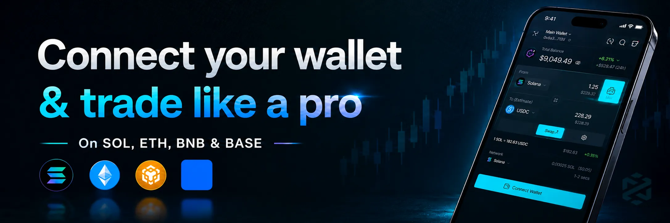 A user connecting their wallet to DEXTools for early access to trending cryptocurrency tokens.