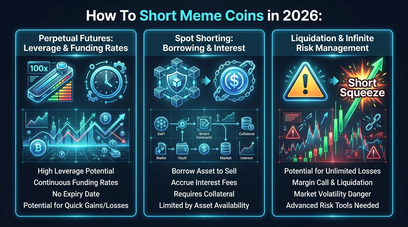 Trader analysant les tendances des meme coins sur un graphique numérique, mettant en évidence les stratégies de vente à découvert dans un marché volatile.