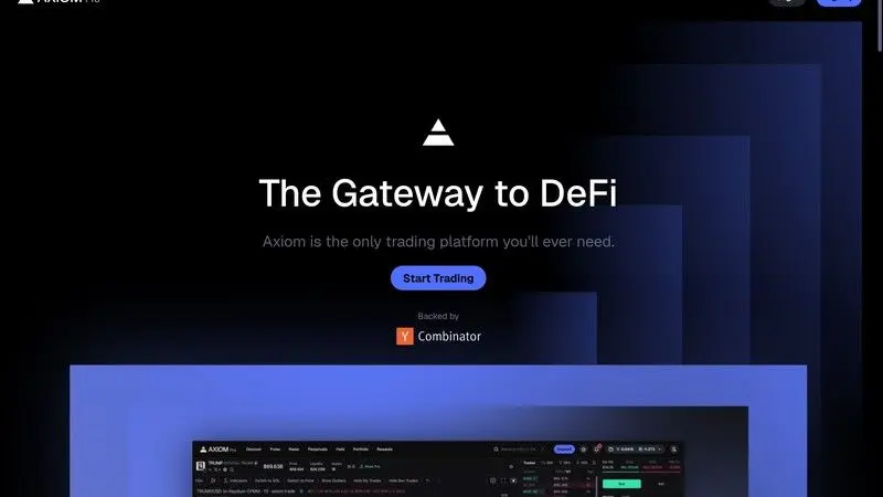 Capture d'écran d'Axiom pour l'article sur les terminaux de trading Solana