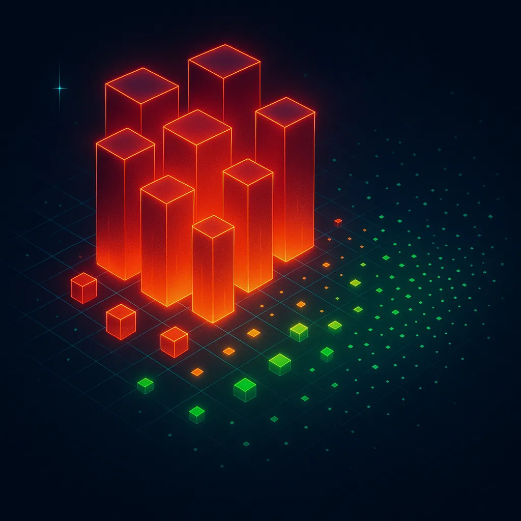 Holder concentration heatmap showing top wallets holding 90 percent of token supply