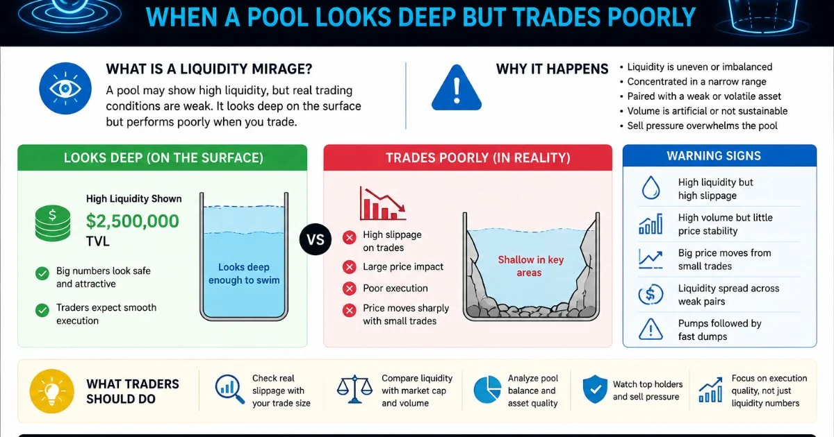 Liquidity Mirage: When a Pool Looks Deep but Trades Poorly
