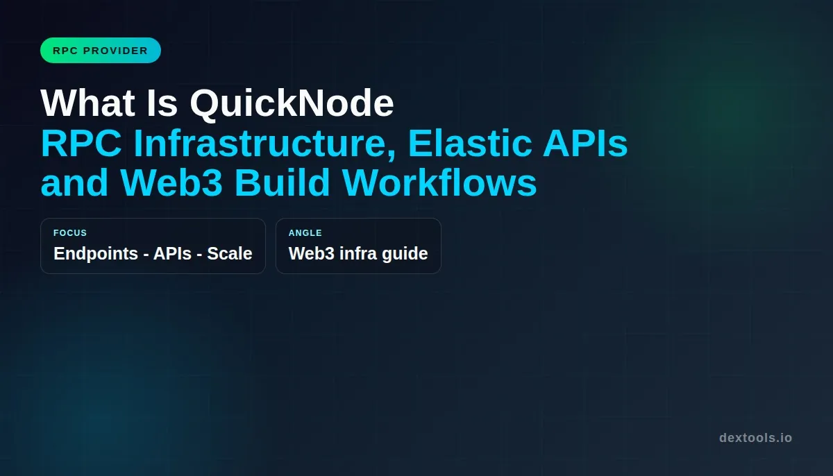 What Is QuickNode: RPC Infrastructure, Elastic APIs and Web3 Build Workflows (2026)