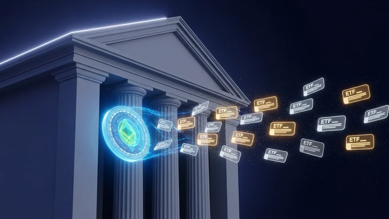 Diagram of Morgan Stanley client lending crypto to Galaxy Digital for spot ETP shares