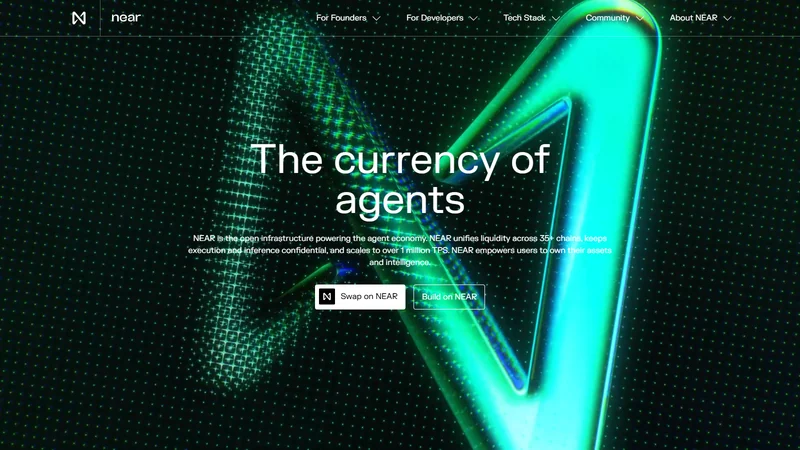 NEAR Protocol homepage and ecosystem