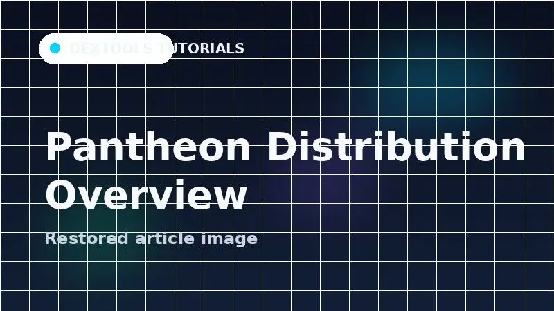 PantheonとDEXToolsのコラボレーションによる暗号配信ネットワークの効率とパフォーマンスの強化。