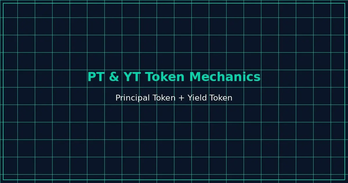 Pendle Finance PT und YT Token-Mechanik - Principal Token und Yield Token erklärt