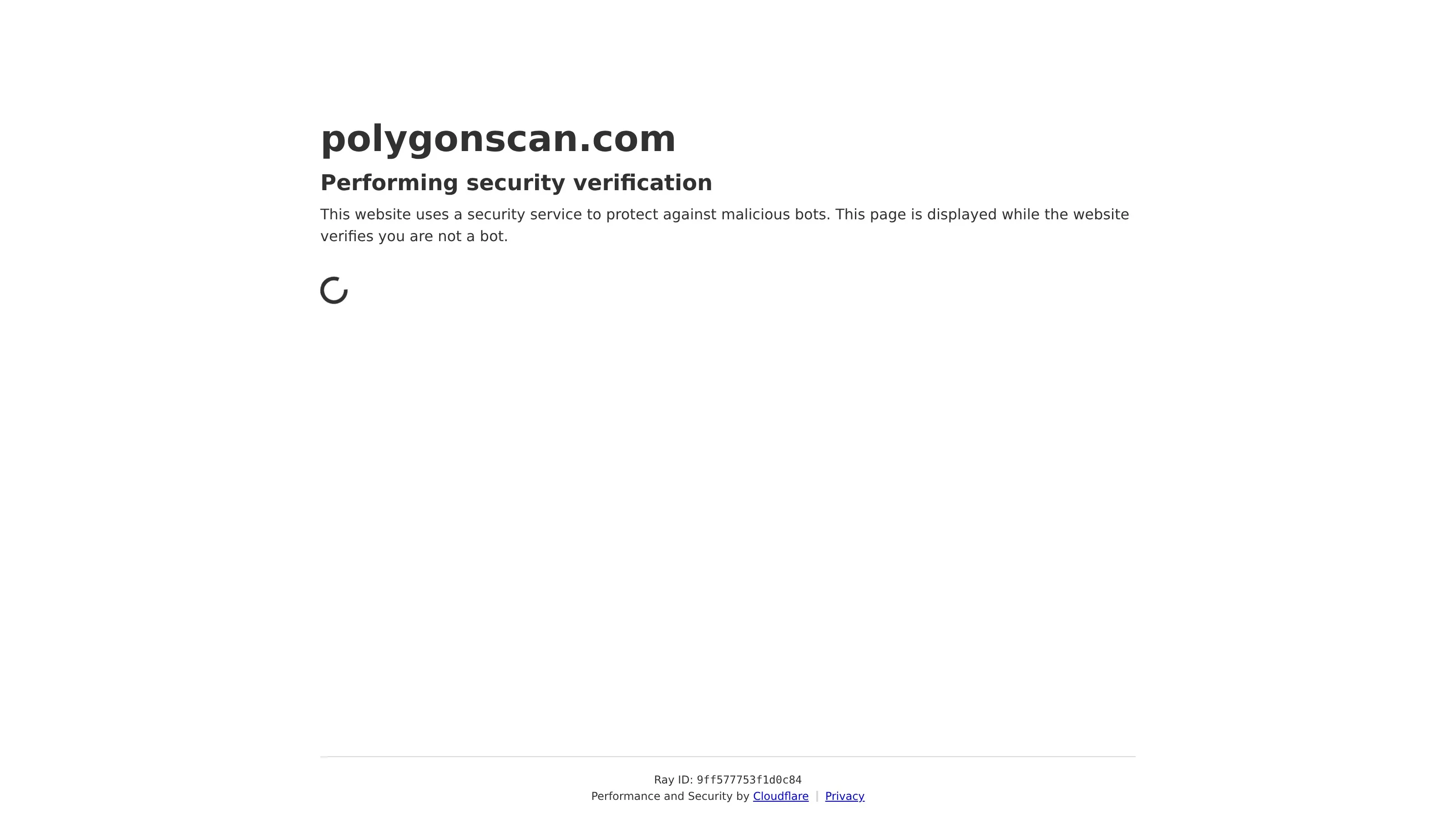 Página de inicio de PolygonScan que muestra las herramientas del explorador Polygon y la interfaz de búsqueda.