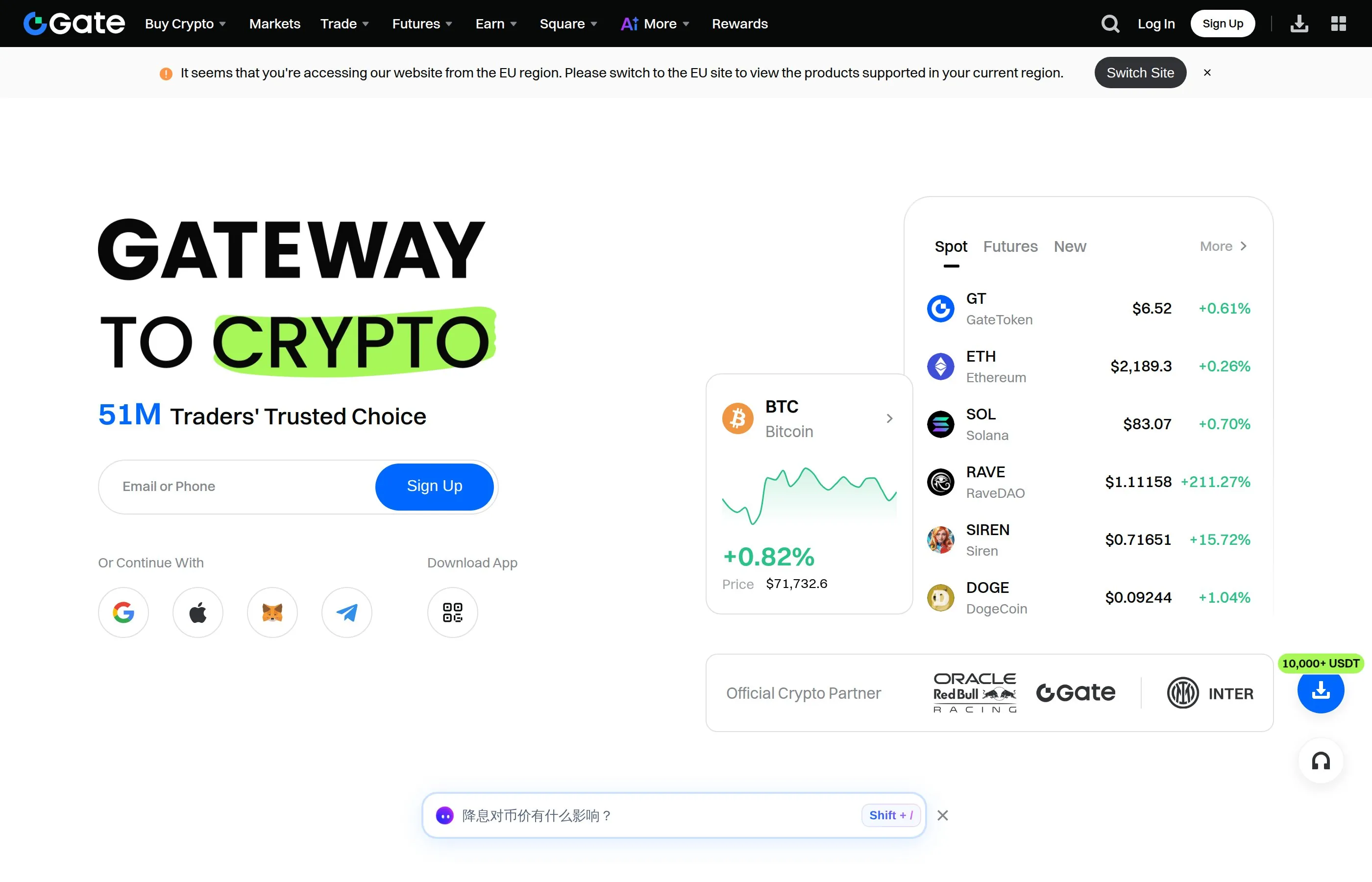 Gate.io exchange