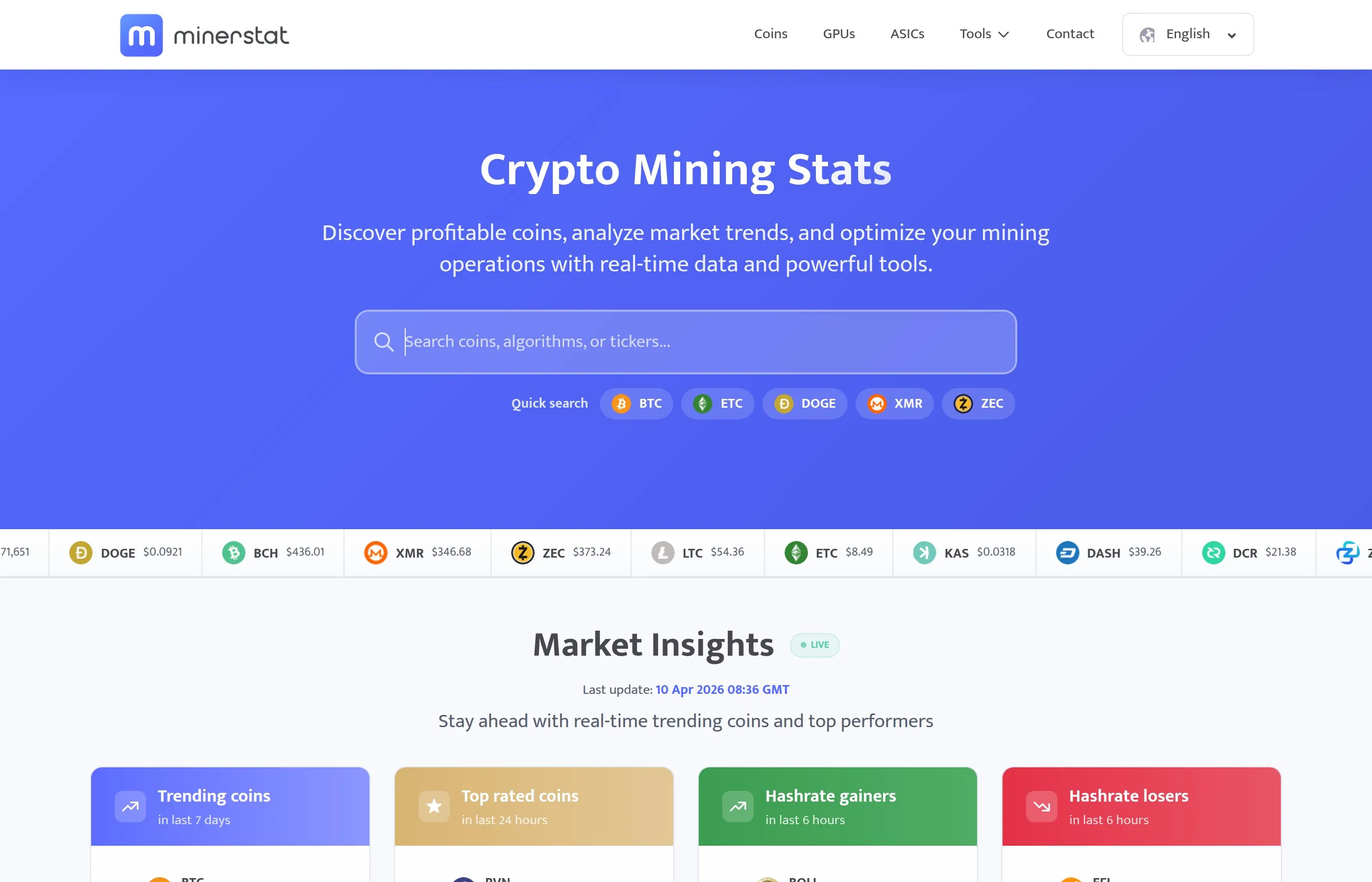 Minerstat mining management