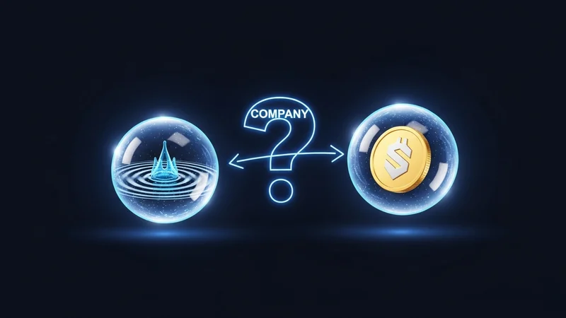 Illustration of Ripple and Circle USDC stablecoin acquisition rumor in 2026