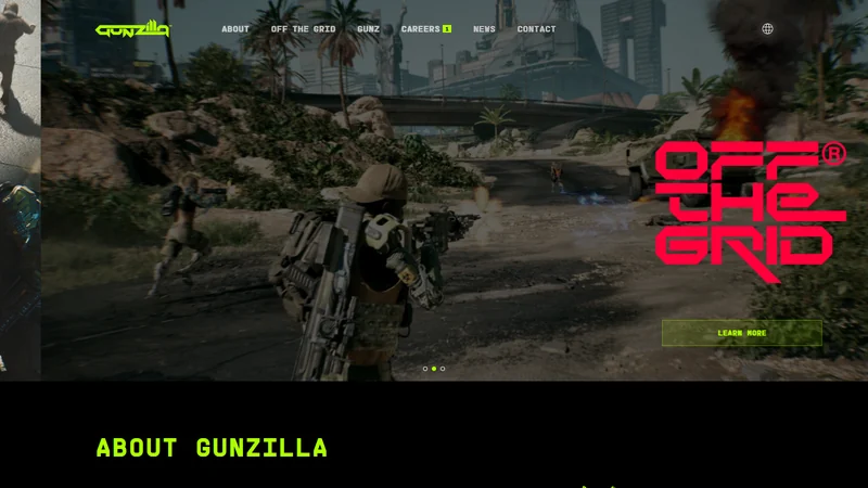 Off The Grid crypto game website