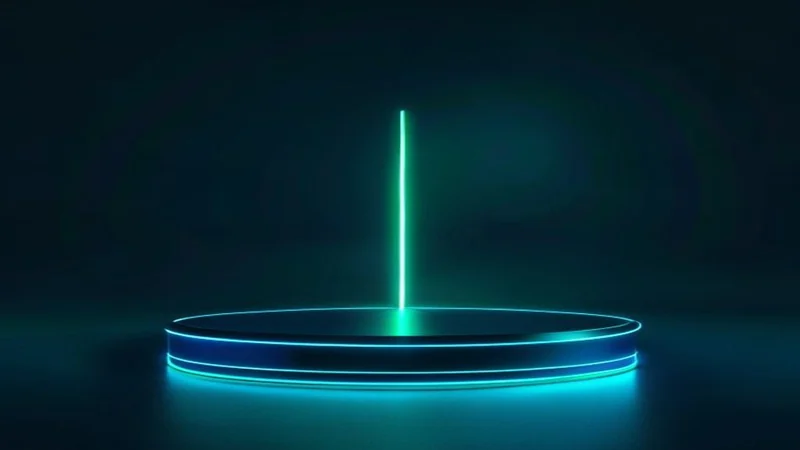 Gráfico de preço de cripto mostrando um rompimento de xícara e alça acima da resistência com volume em expansão na vela de rompimento