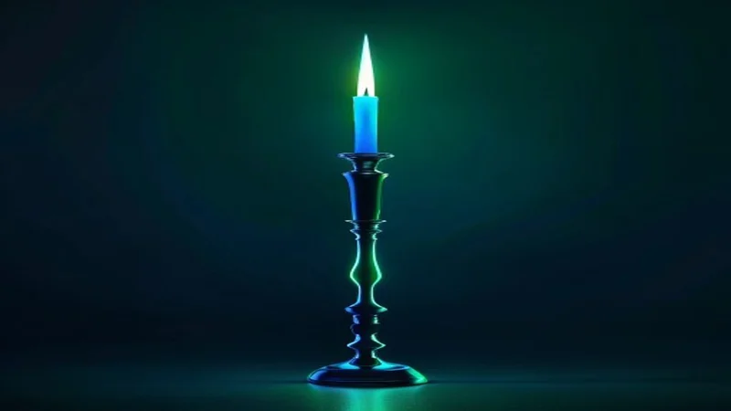 Anatomy of a spinning top candlestick showing a small body with long upper and lower wicks of similar length