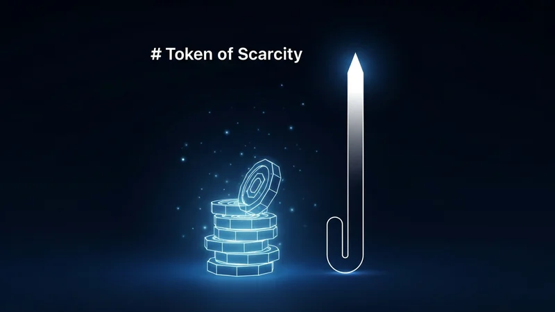 Chart showing a hypothetical token supply decreasing over time due to consistent buyback and burn events