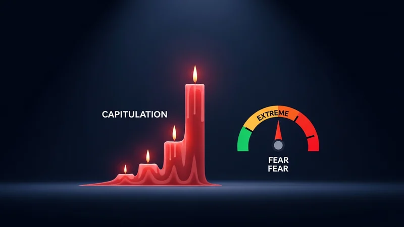 Crypto Fear and Greed Index showing extreme fear
