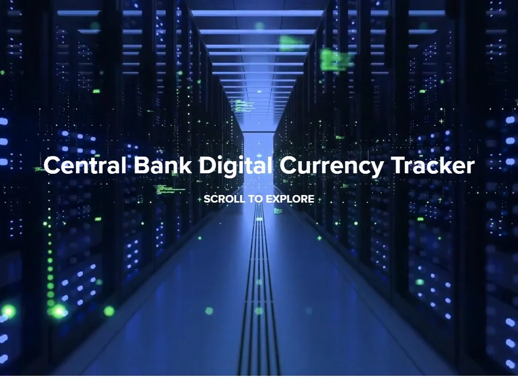 Atlantic Council CBDC Tracker map showing global status of central bank digital currency projects across 137 countries in 2026