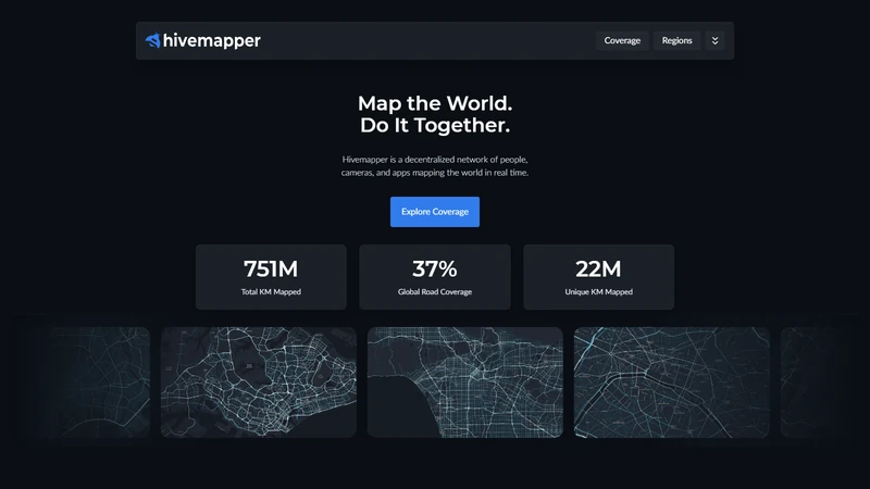 Hivemapper DePIN-Diagramm der dezentralen Mapping-Netzwerkarchitektur, das Dashcam-Mitwirkende und HONEY-Token-Belohnungen auf Solana zeigt