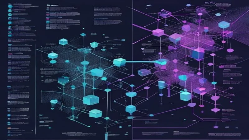 IOTA Tangle DAG diagram showing transactions validating two previous transactions in a feeless network