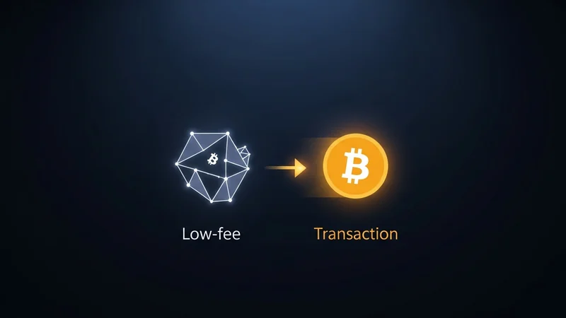 Diagram showing a Bitcoin transaction getting stuck in the mempool and then being replaced by a new, higher-fee transaction using RBF.