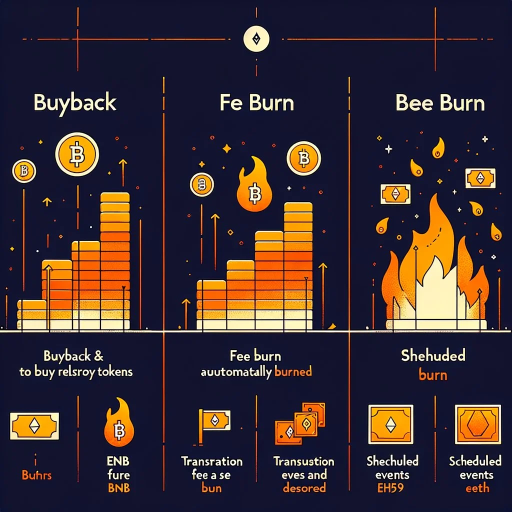 Ethereum EIP-1559 base fee burn mechanism showing transaction fees being destroyed instead of going to validators