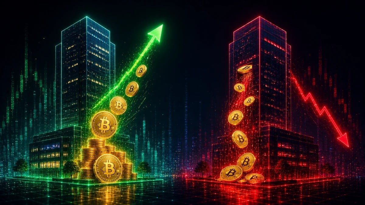 Bitcoin-Treasury-Firmen spalten sich: Einige kaufen weiter, während Saylors Strategy verkauft