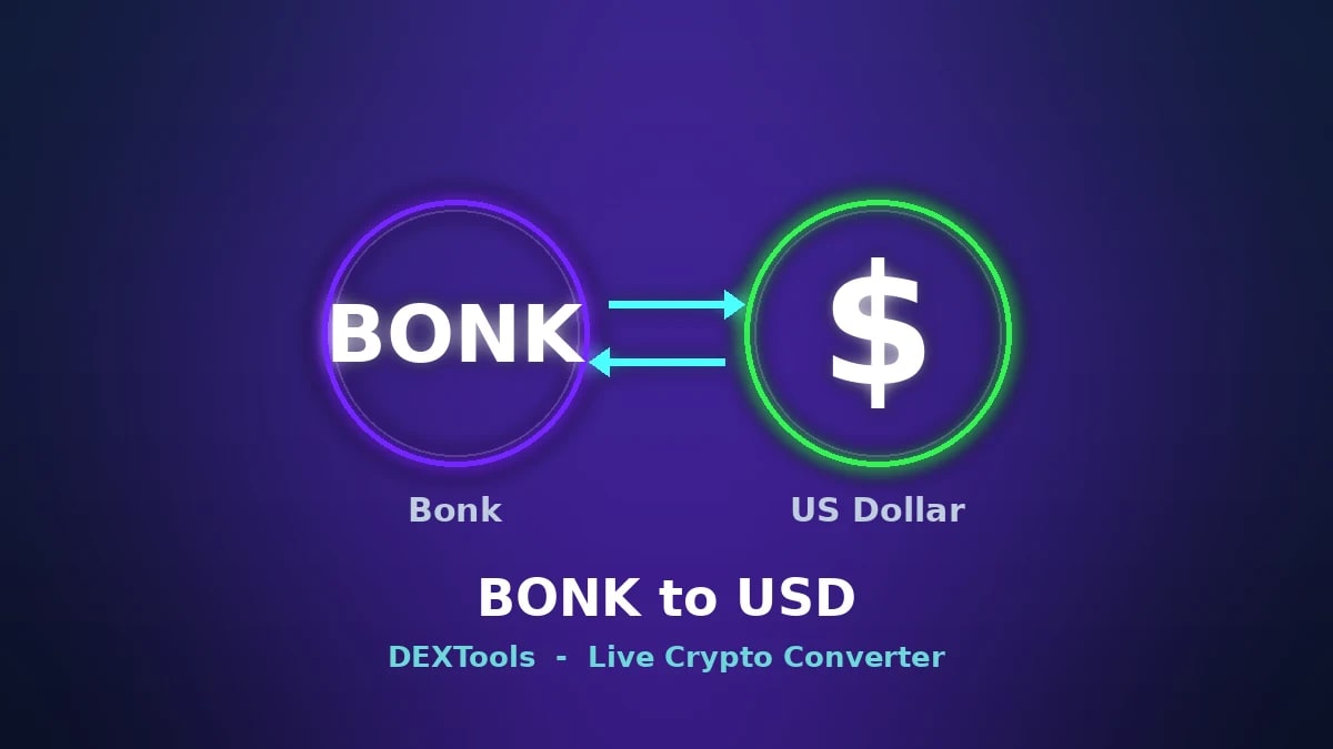 BONK/USD: Bugünkü Bonk Fiyatı | Canlı Dönüştürücü