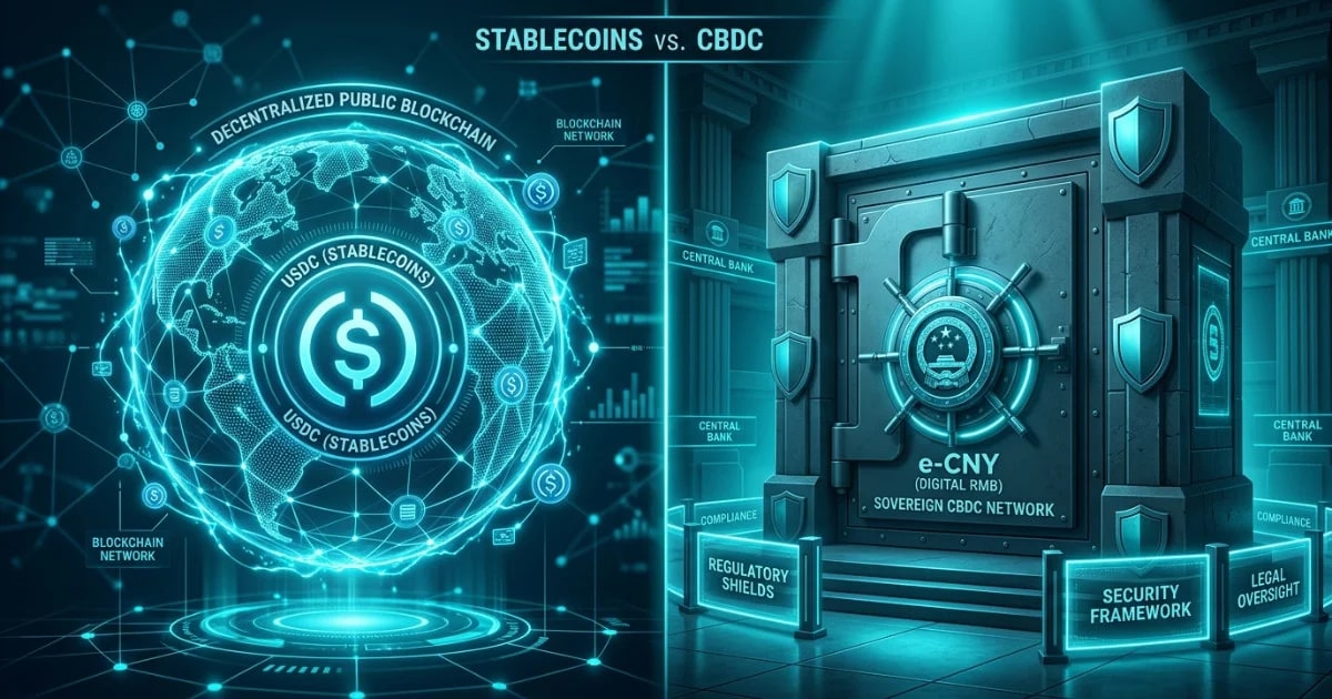 CBDC とステーブルコイン: 暗号通貨ユーザーにとっての主な違い