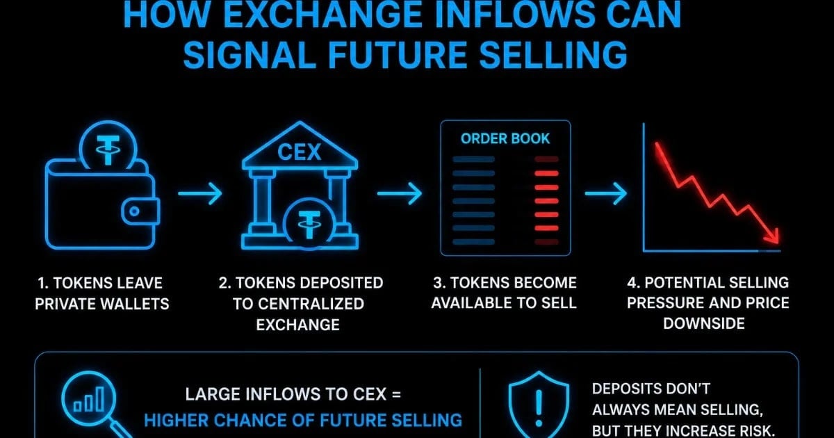 Presión de depósitos de CEX: cómo las entradas de divisas pueden indicar ventas futuras