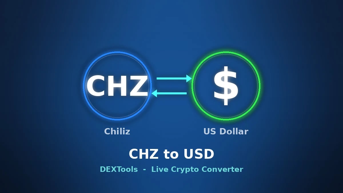 Convertisseur Chiliz en USD : prix CHZ en direct (2026)